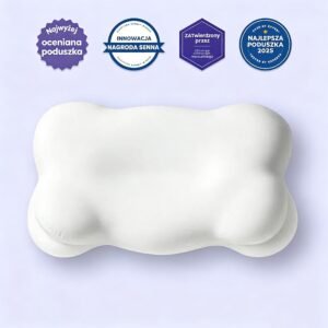 Mellow Sleep | Cloud Pillow + BEZPŁATNA poduszka chłodząca - Ergonomiczna pianka pamięciowa o podwójnej wysokości szyjki macicy z powolnym odbiciem z umywalną pokrywą dla osób śpiących na plecach i brzuchu Najlepsza poduszka 2025 Nagrodzona