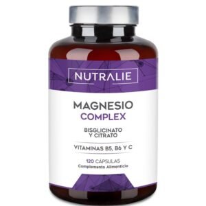 Magnesium Citrat 1545mg + Magnesium Bisglycinat 600mg - Magnesium Komplex 120 Kapseln Nutralie