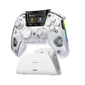 ManbaOne Interaktiver Bildschirm Gaming Controller für PC / Switch / iOS / Android / Steam Deck, Hall Effect Stick & Trigger (Nicht kompatibel mit Xbox, PS5)