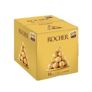 FERRERO ROCHER Gold Ball Chocolate con Avellanas 48 granos Snack de Halloween y Navidad Set de Regalo Oferta Especial 50% Descuento
