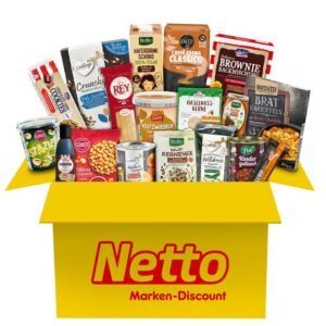 Netto XXL-Probierbox fĂŒr nur 24,90 50% sparen - Mix aus 20 Artikeln aus dem Netto-Eigenmarkensortiment Marken-Discount