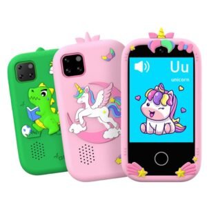 FUFFi-Kids Phone, Cute Horse/dinosaur Design, 2.8 Inch Screen,3MP Camera, Flashlight/picture/voice Recording/learning/games Toy Phone