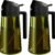 2 Count 2 in 1  Oil Sprayer for Cooking 16oz/470ml Light-Blocking Dark , Olive Oil Dispenser Bottle for Kitchen, Premium Dark Green Glass Oil Bottle, Food-Grade Oil Mister for Air Fryer, BBQ