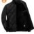 Men's Regular Fit Solid Color Quilted Zip Up Jacket, Casual Fashionable Windproof Warm Long Sleeve Bomber Jacket for Daily Outdoor Wear, Men Cloths for Fall & Winter, Coats