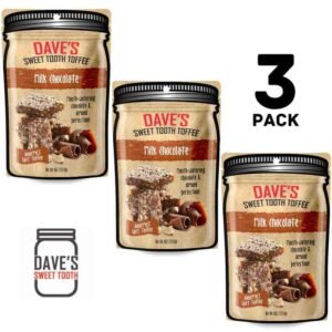 Tripartisan Toffee Bundles - Dave's Sweet Tooth - Three Pouches of Fresh Delicious Toffee