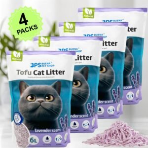 Pack Oferta - Arenas De Tofu Natural Para Gatos De Máxima Calidad Con Aroma Fresco, Sin Polvo, Deshidratado