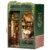 CUTEBEE OWL BOOKSTORE DIY Buchnook Set Miniaturhaus 3D Holzpuzzle Buchwinkel mit LED Licht Bücherregal Deko Bastelset Geschenk für Erwachsene und Kinder Kreatives Handwerk